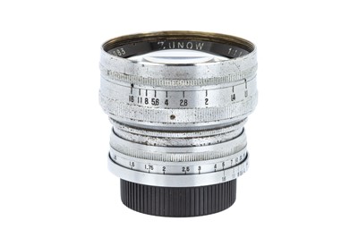 Lot 144 - A Zunow Opt. f/1.1 50mm Lens