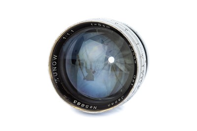 Lot 144 - A Zunow Opt. f/1.1 50mm Lens