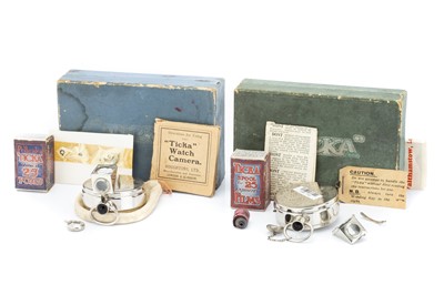 Lot 243 - Two Houghton Ticka Watch Cameras