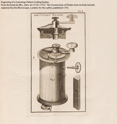 Lot 392 - An Important 18th Century Cumming's Pattern Cutting Engine or Microtome