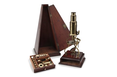 Lot 366 - A Culpeper-Type Compound Monocular Microscope By J. Abraham, Bath