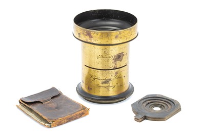 Lot 337 - A Voigtlander & Sohn Waterhouse Stop Brass Lens