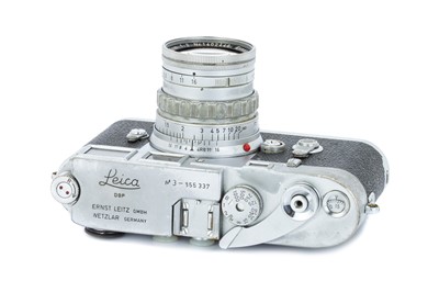 Lot 45 - Wilhelm Rauh's Leica M3 SS Rangefinder Outfit