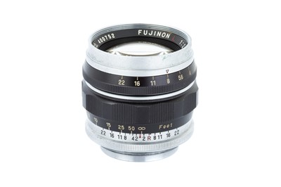 Lot 118 - A Fuji Photo FIlm Co. Fujinon L f/2 50mm Lens