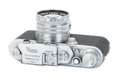Lot 125 - A Nicca Co. Nicca IIIA Rangefinder Camera