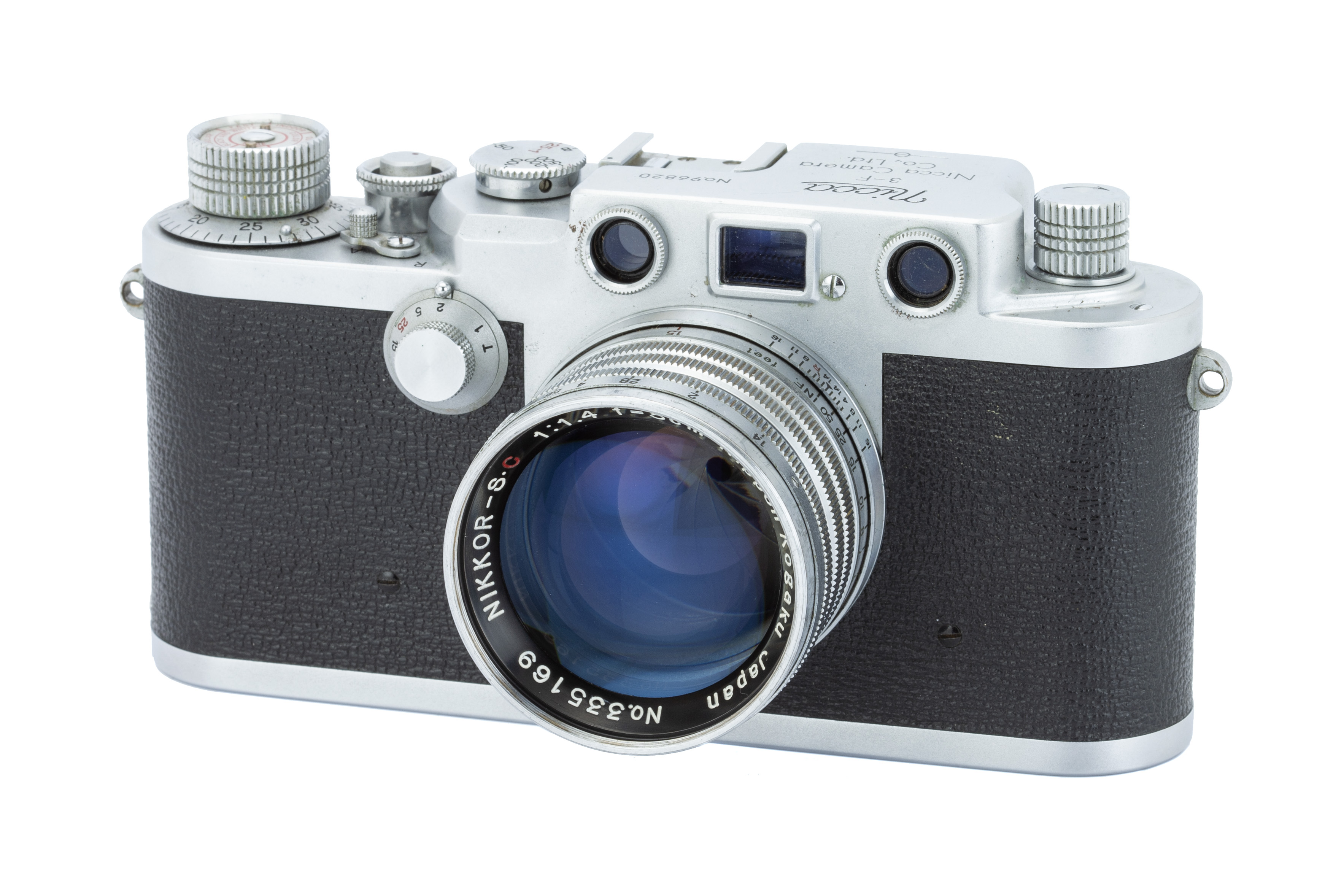 Lot 126 - A Nicca Co. Nicca 3-F Rangefinder Camera,