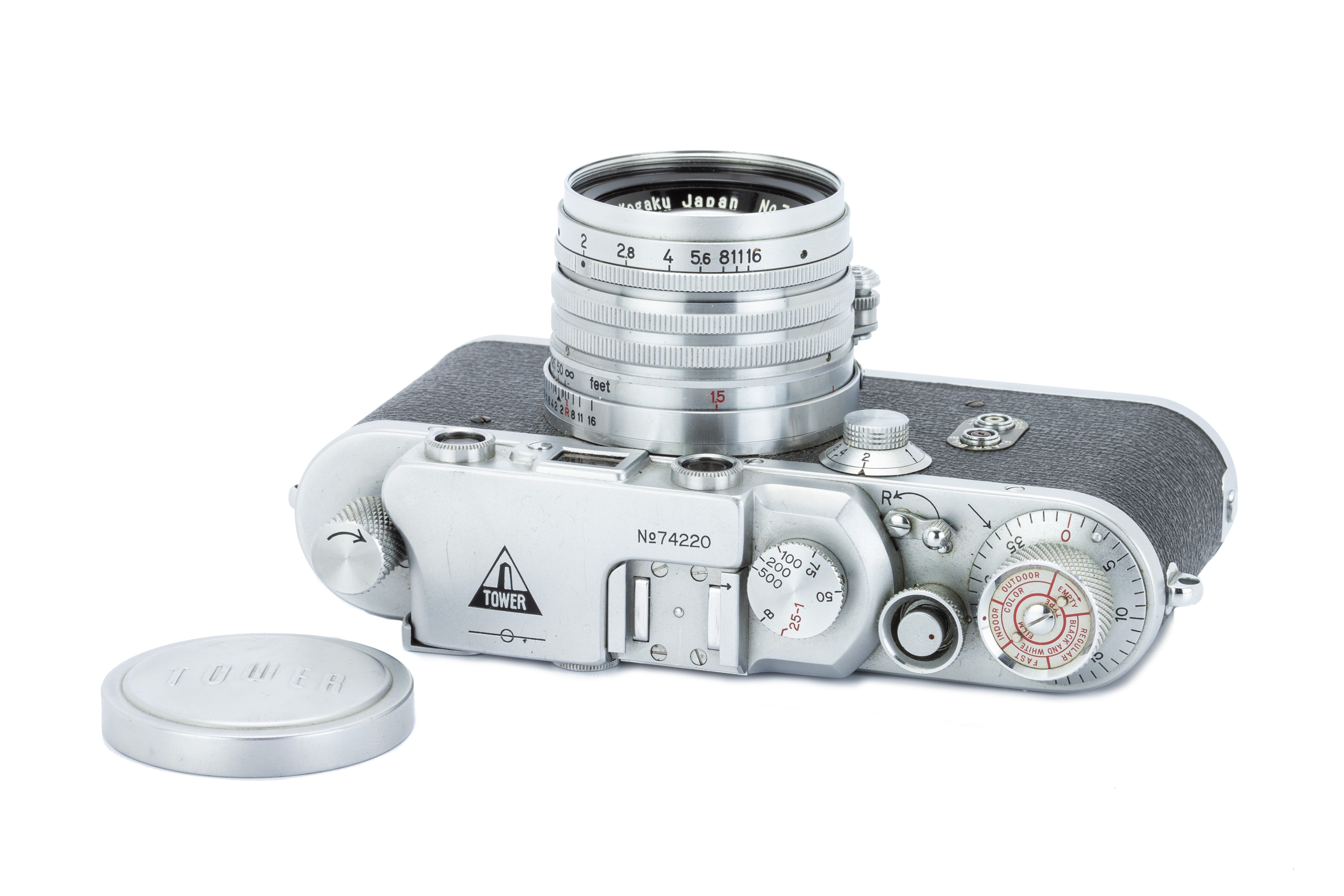 Lot 124 - A Nicca Co. Tower Type-3S Rangefinder Camera,