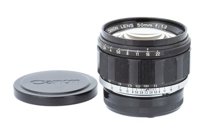 Lot 114 - A Canon f/1.2 50mm Lens