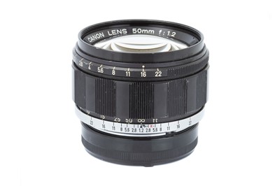 Lot 114 - A Canon f/1.2 50mm Lens