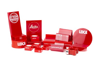 Lot 103 - A Large Collection of Leica Advertising Display Stands