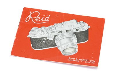 Lot 130 - A Reid & Sigrist Reid I Military Camera