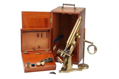 Lot 373 - A Compound Monocular Microscope By Smith & Beck With Important Provenance