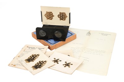 Lot 480 - A Collection of Stereoscopic Photographs of Crystal Models With Provenance