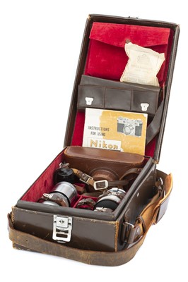 Lot 146 - An Early Nikon M Rangefinder Camera Outfit