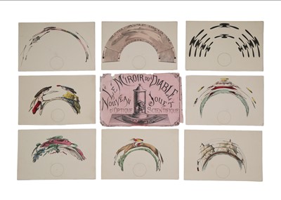 Lot 359 - A Set of Eight Anamorphic  Pictures by E Panther