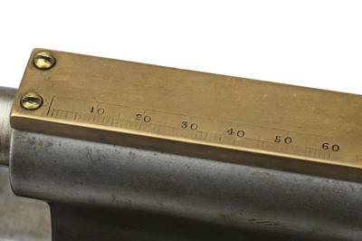 Lot 458 - A Joseph Whitworth & Co Steel & Brass Bench Micrometer