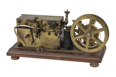 Lot 468 - A French Telegraph Morse Code Ticker Machine