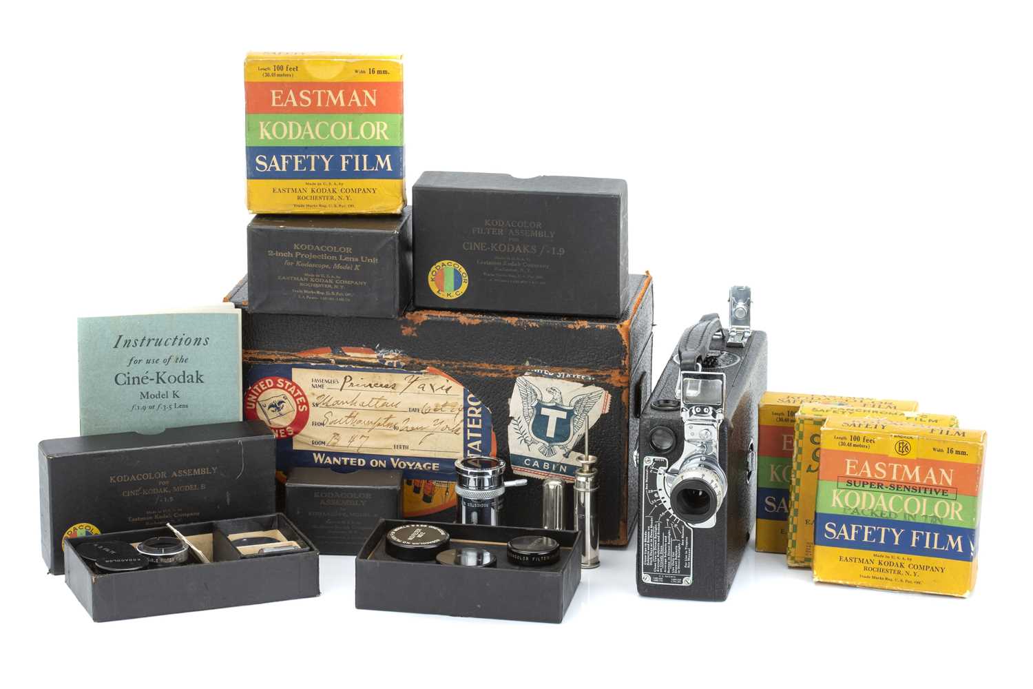 Lot 343 - Princess Xenia Andreevna's Cine Kodak Model K Camera