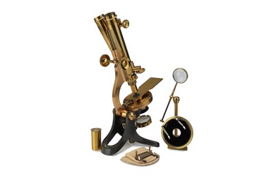 Lot 378 - A Compound  Binocular Microscope Outfit, By Rowley, Brighton