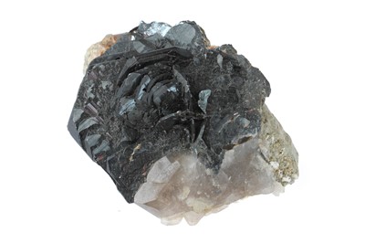 Lot 520 - Rutile on Hematite on Quartz, Brazil