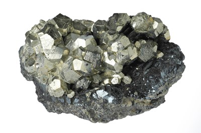 Lot 547 - Large Specimen of Pyrite,on Hematite, Elba, Italy