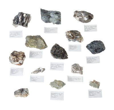 Lot 485 - Collection of 13 Minerals From Cornish Mines