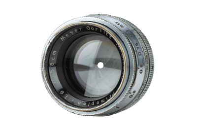 Lot 318 - A Meyer Gorlitz Primoplan f/1.9 58mm Lens