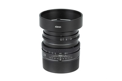 Lot 311 - A Hugo Meyer Macro Plasmat f/2.7 50mm Lens