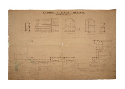 Lot 462 - A Unique Collection of Architects Plans for the Science Museum, South Kensington