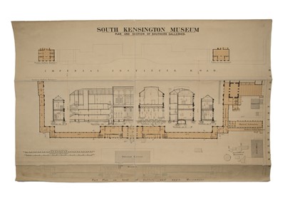 Lot 462 - A Unique Collection of Architects Plans for the Science Museum, South Kensington