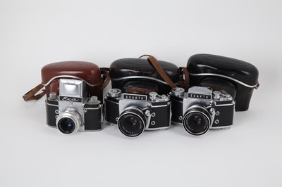 Lot 469 - A Selection of Ihagee SLR Cameras