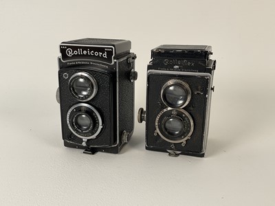 Lot 604 - Two Rollei Medium Format TLR Cameras