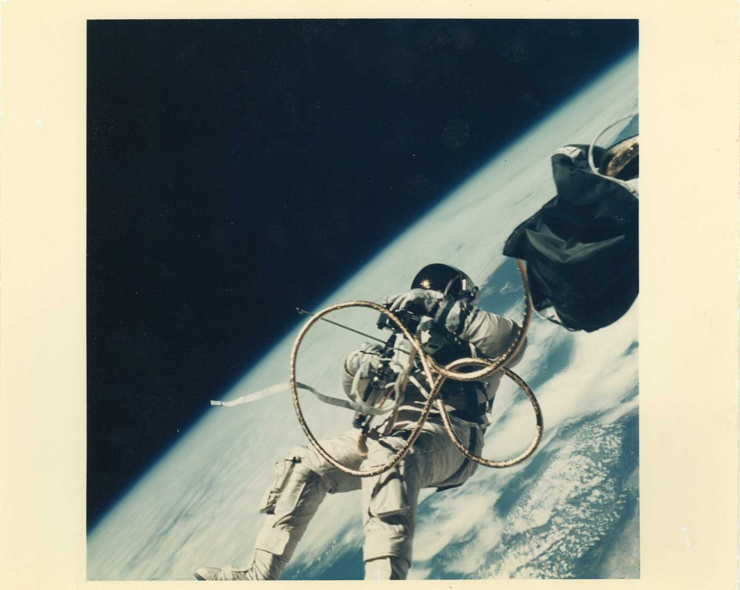 Lot 306 - JAMES McDIVITT (Astronaut 1929-), Photograph of the First American Space Walk