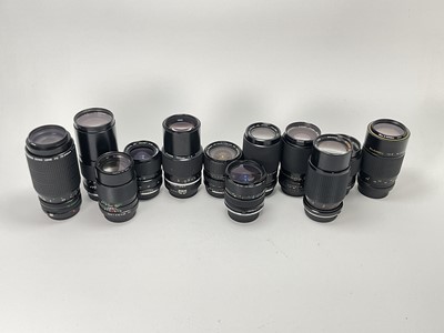 Lot 814 - A Good Selection of Photographic Lenses