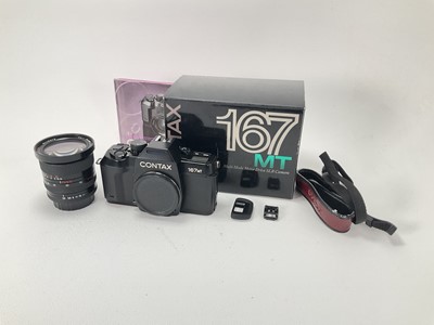 Lot 777 - A Contax 167 MT 35mm SLR Outfit