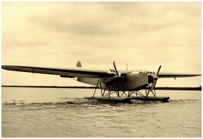 Lot 249 - Two Large Vintage Aircraft Photographs