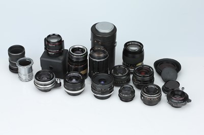 Lot 809 - A Selection of Photographic Lenses