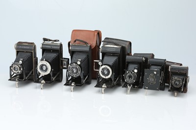 Lot 608 - A Selection of Folding Cameras