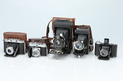 Lot 617 - A Selection of Folding Cameras