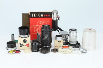 Lot 400 - A Selection of Leitz Lenses and Accessories