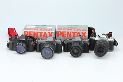 Lot 490 - A Selection of Pentax 35mm SLR Cameras