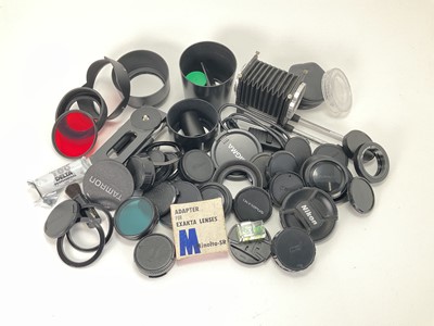 Lot 868 - A Selection of Camera & Lens Caps & Accessories