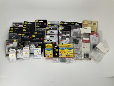 Lot 894 - A Large Range of Batteries for Canon Cameras