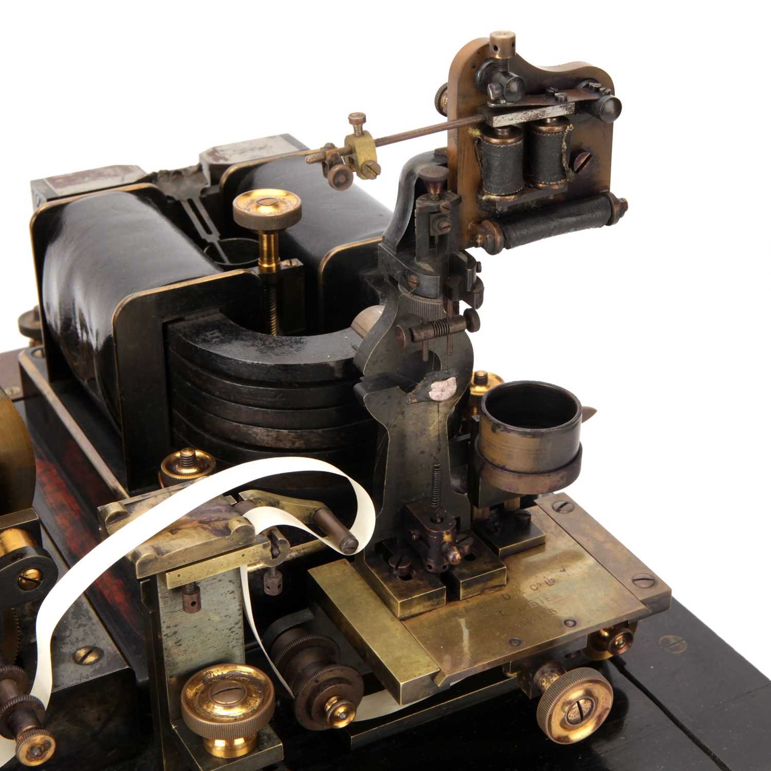 Lot 192 - A Telegraph Siphon Recorder By Muirhead & Co.