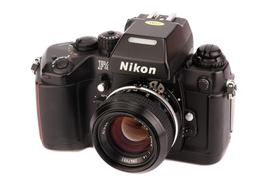 Lot 1160 - A Nikon F4 SLR Camera