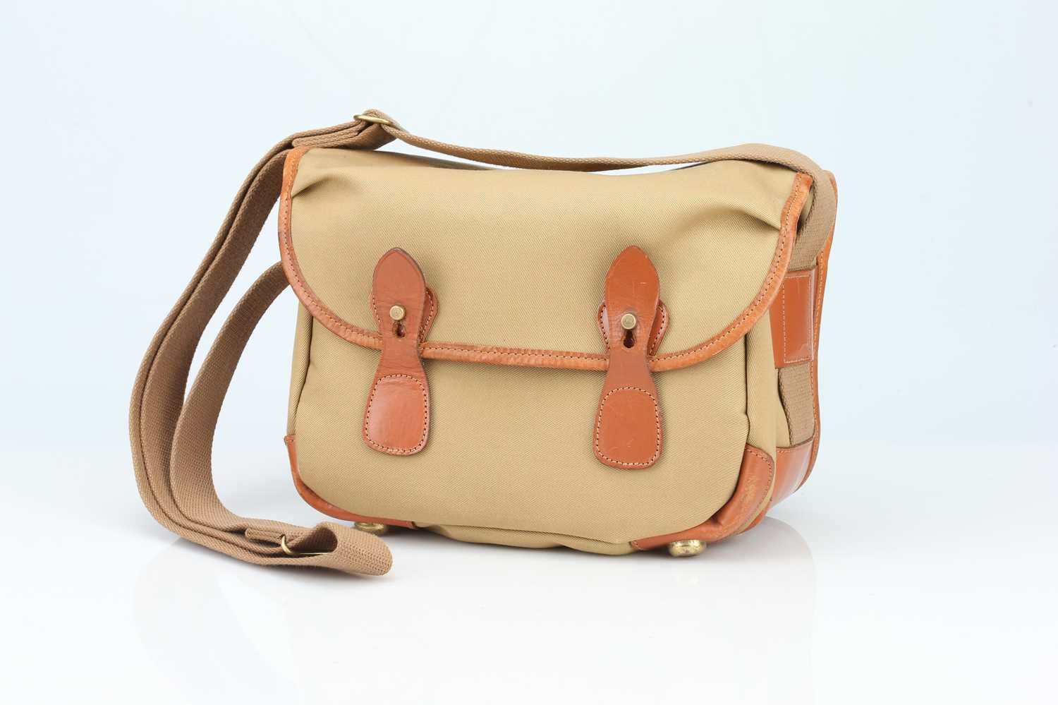 Lot 911 - A Billingham Alice Bag Tan Canvas and Leather