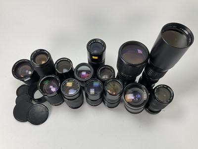 Lot 807 - A Mixed Selection of Telephoto Photographic Lenses