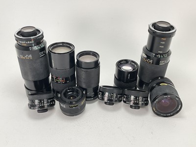 Lot 802 - A Selection of Tamron Lenses