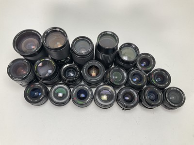 Lot 803 - A Mixed Selection of Lenses