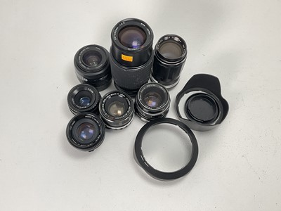 Lot 801 - A Small Selection of Camera Lenses